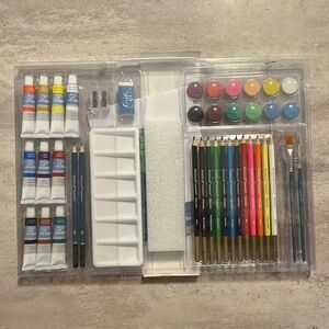 Art Set, Watercolor Paint Set, Pencils NIB